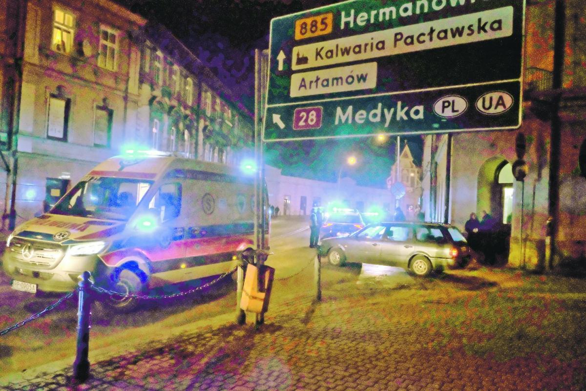Miejsce wypadku. <br/>fot.Jacek Szwic