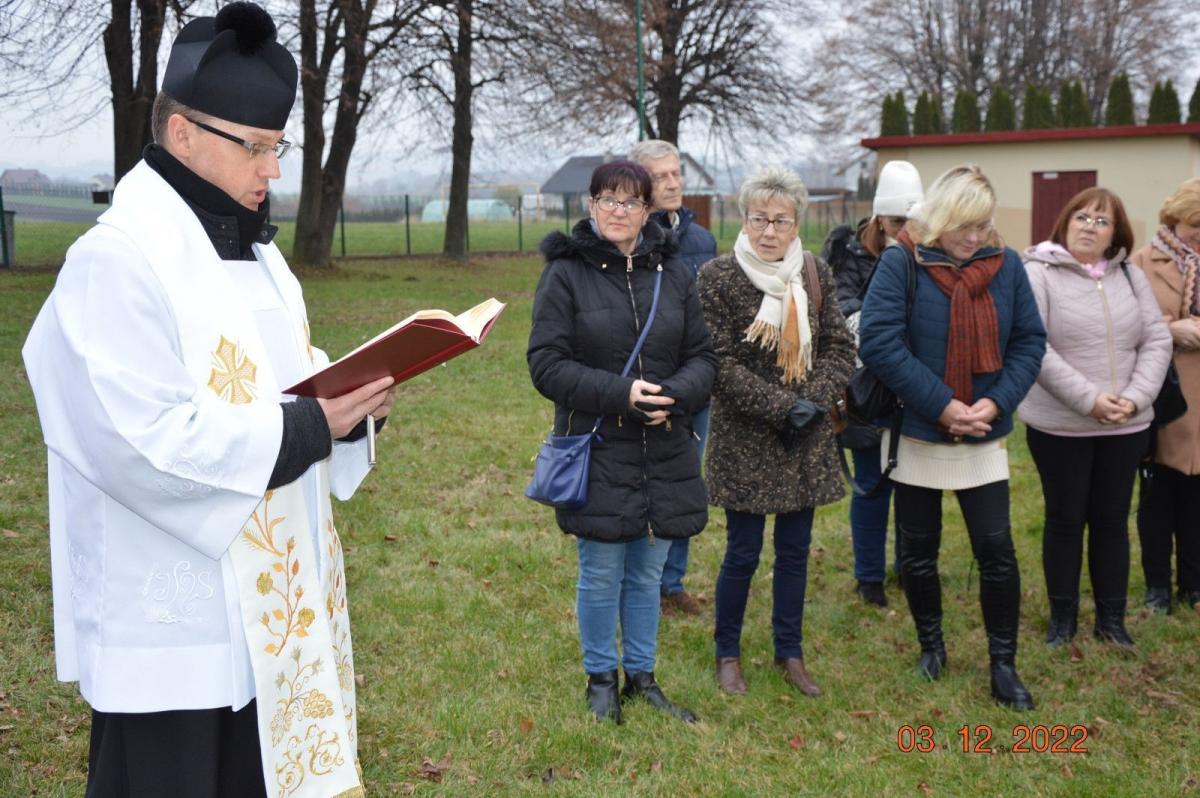 Nowy obiekt poświęcił ks. Piotr Dziuk.<br/>fot.UG Fredropol