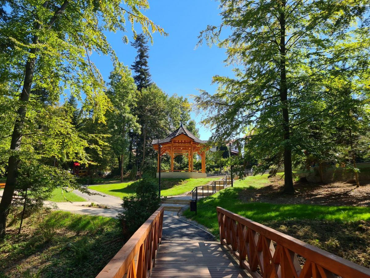 Park zdrojowy w Polańczyku-Zdroju