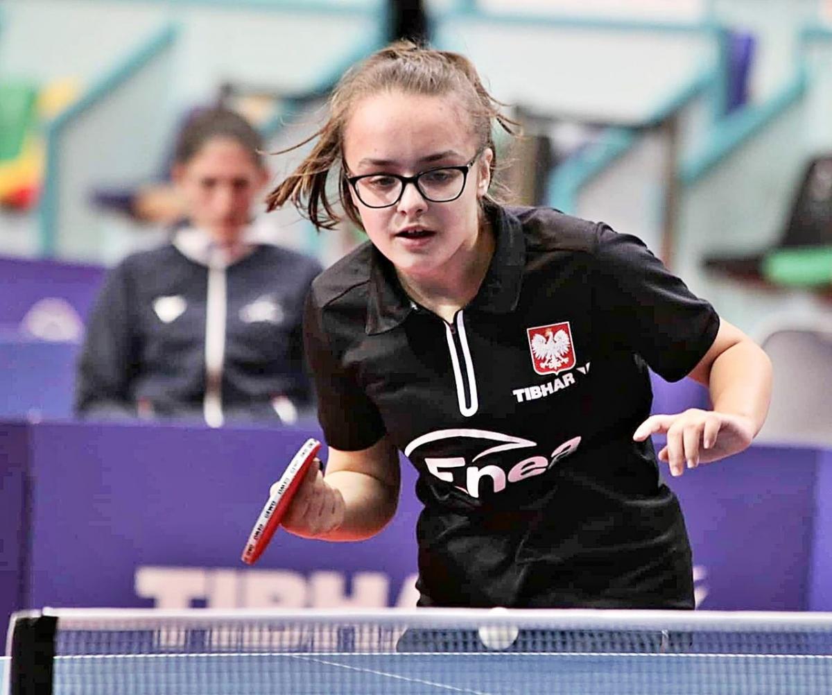 17-letnia Anna Brzyska, wychowanka Kolpinga Jarosław, znakomicie spisała w jednym z najbardziej prestiżowych zawodach dla juniorek na Starym Kontynencie – Europe TOP 10.<br/>fot.www.ettu.com