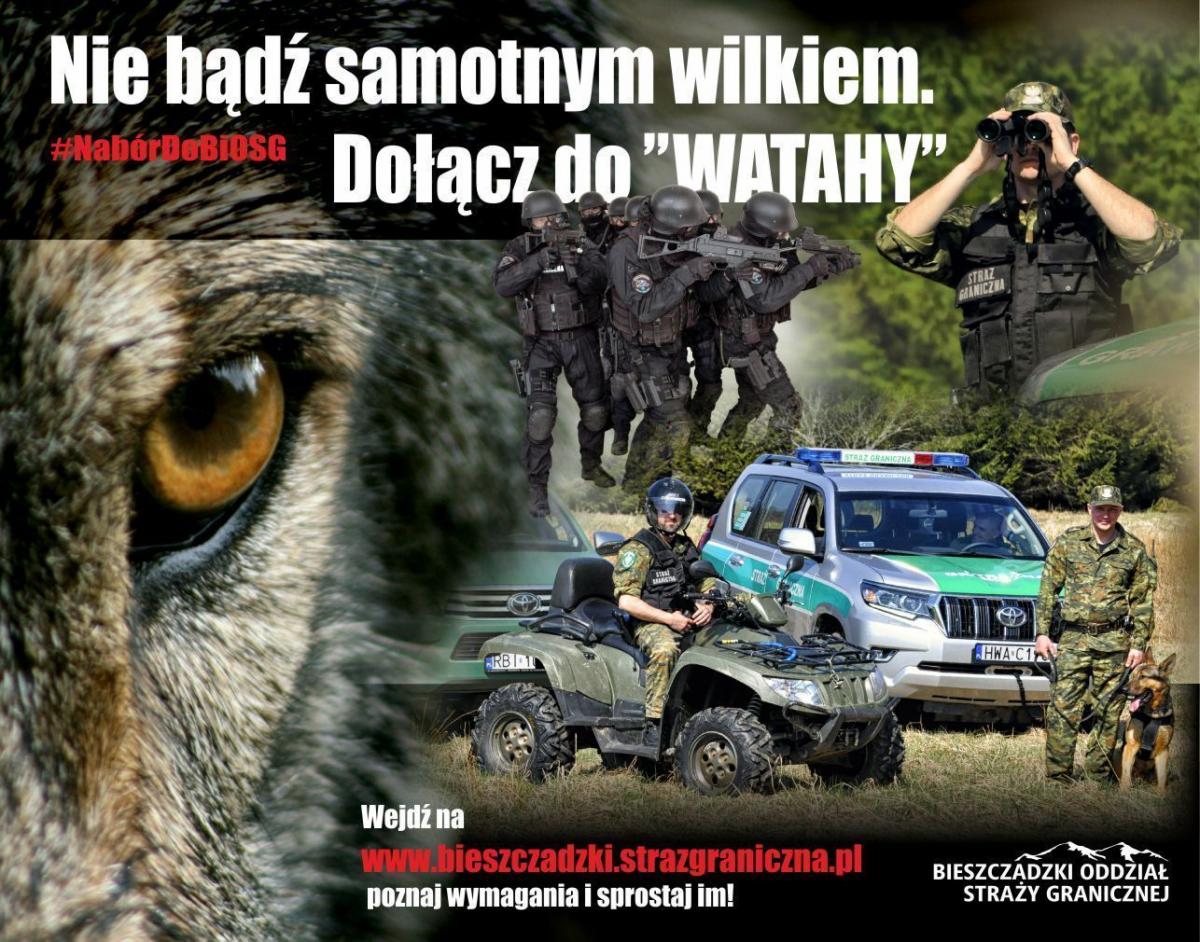 Tym intrygującym plakatem BiOSG zachęca do wstąpienia w ich szeregi.<br/>fot.archiwum BiOSG