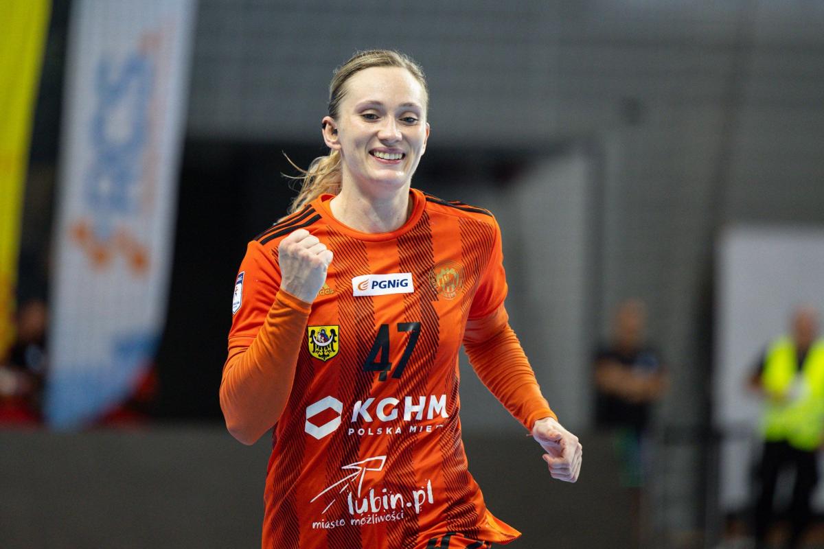 Reprezentantka Polski Karolina Kochaniak-Sala była najskuteczniejszą zawodniczką meczu w Jarosławiu.<br/>fot.PGNiG Superliga Piłki Ręcznej Kobiet