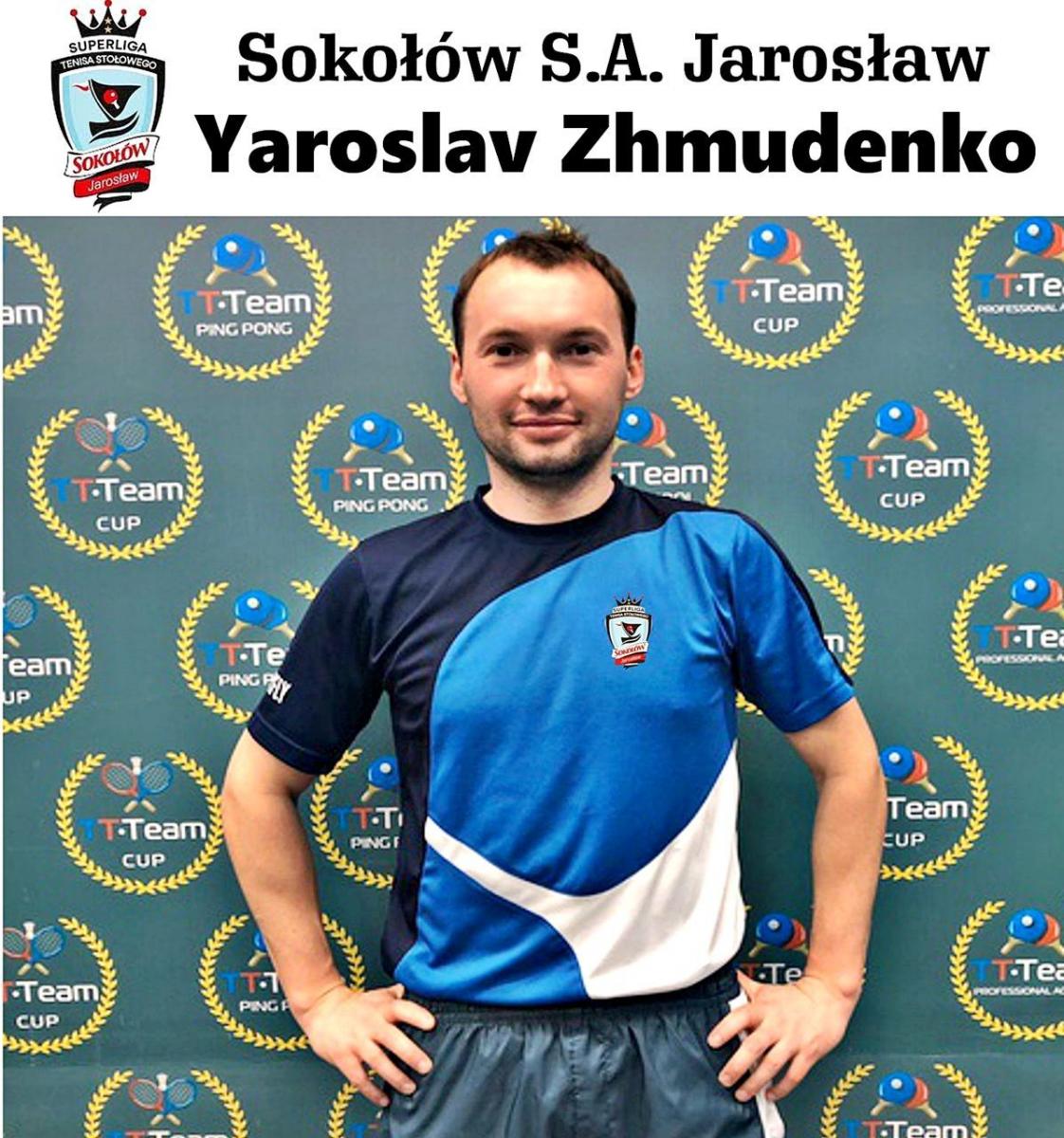 W turnieju z serii World Table Tennis Feeder z bardzo dobrej strony pokazał się Ukrainiec Jaroslaw Żmudenko.<br/>fot.ze zbiorów własnych