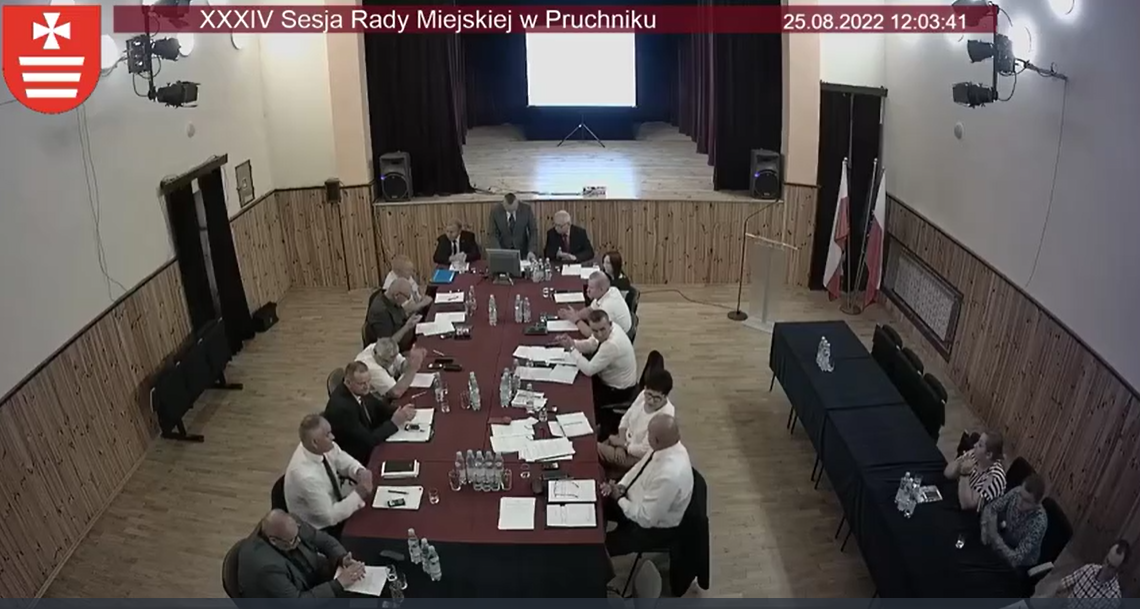 Wszyscy zainteresowani pracą samorządu mogą oglądać wszystkie sesje rady miejskiej za pośrednictwem transmisji internetowej. 
<br/>fot.www.gminapruchnik.pl