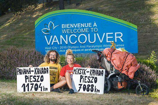 Cel podróży przez dwie Ameryki- kanadyjskie miasto Vancouver.<br/>fot.archiwum prywatne