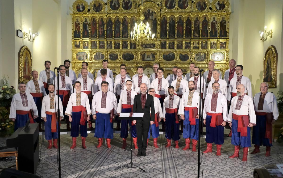 Chór „Żurawli” dał koncert na rzecz Ukrainy. <br/>fot.Jacek Szwic