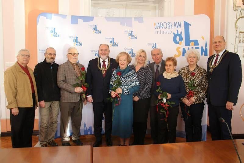 . Pierwsza sesja Jarosławskiej Rady Seniorów z udziałem burmistrza Waldemara Palucha w 2018 roku.
<br/>fot.archiwum miasta 