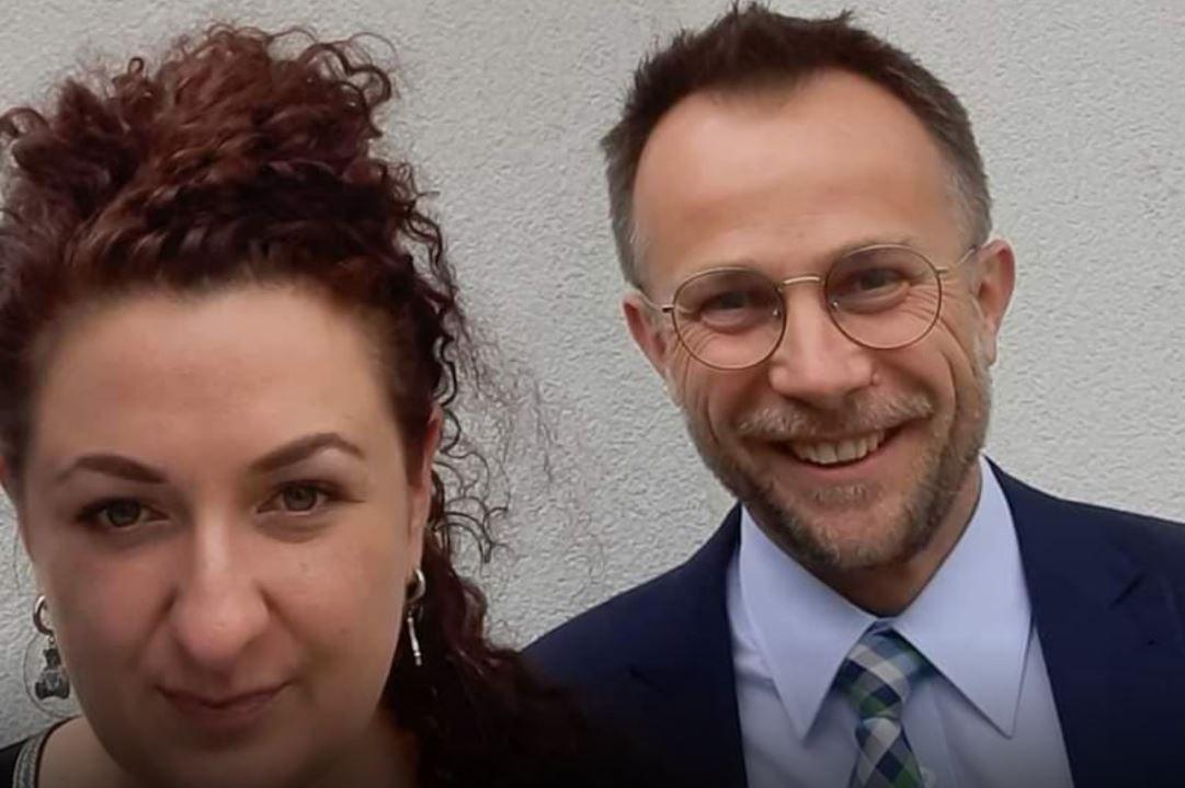 Prezes Miejskiego Zakładu Komunikacji sp. z o.o. w Przemyślu Łukasz Dziągwa (SLD) został współprzewodniczącym struktur Nowej Lewicy w Rzeszowie. Obok Patrycja Pawlak-Kamińska z Wiosny.<br/>fot.ze zbiorów własnych