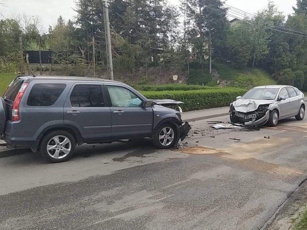 Zderzenie osóbowej w Kraczkowej.<br/>fot.KPP Łańcut