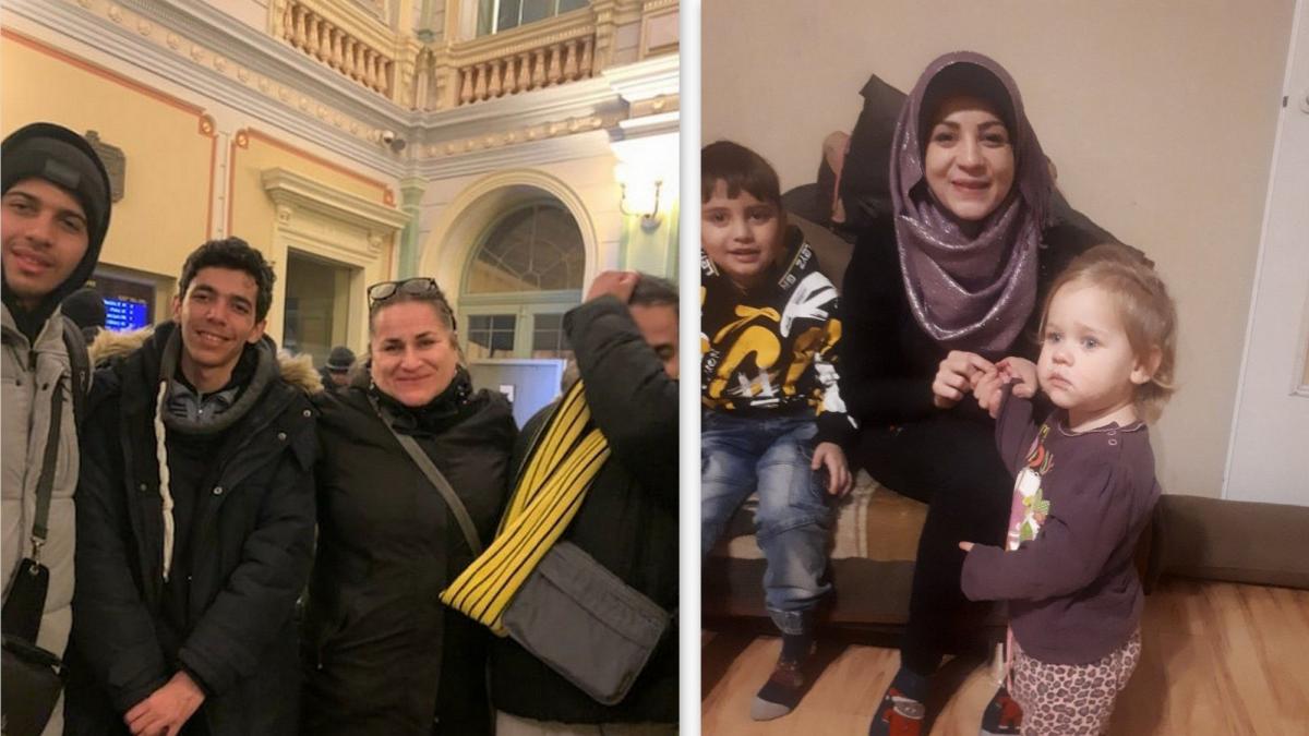Niemal 93 procent uciekających przed wojną to obywatele Ukrainy, reszta – krajów trzecich. Anka (w centrum) poznała studiujących i mieszkających w Ukrainie przedstawicieli wielu państw: Syrii, Egiptu, Jemenu, Tadżykistanu, Somalii, Afganistanu, Pakistanu, Tunezji. Najmłodszy miał zaledwie 3 dni.<br/