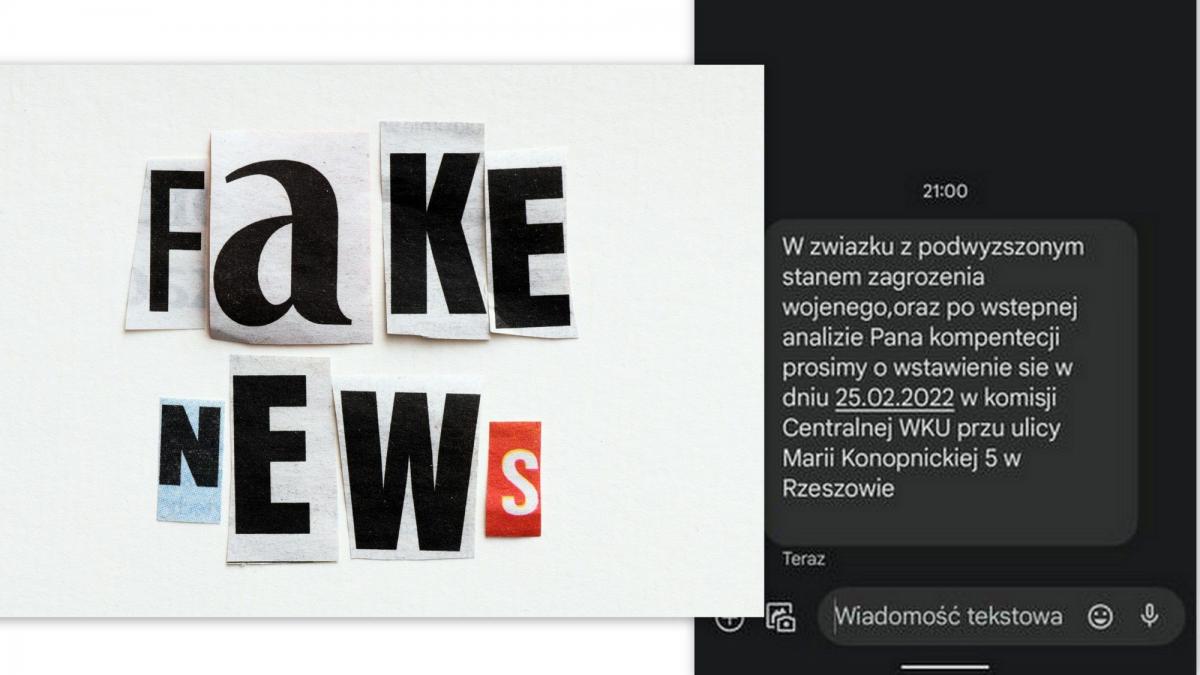 SMS-y o konieczności stawiennictwa w WKU na okoliczność mobilizacji w związku z podwyższonym stanem zagrożenia wojennego to kolejny przykład fake newsów. MON  stanowczo zaznacza, że Wojsko Polskie nie prowadzi mobilizacji i nie jest autorem tych wiadomości.