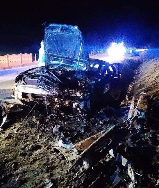 Rozbity pojazd.<br/>fot.OSP Wielopole Skrzyńskie