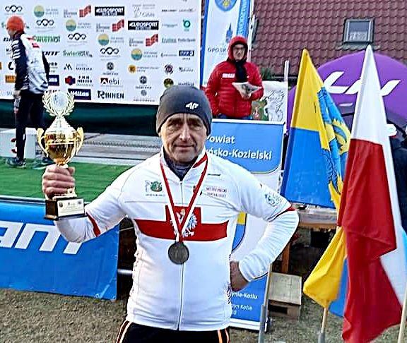 Złoty medalista Mistrzostw Polski w kategorii masters III Krzysztof Gierczak.<br/>fot.ze zbiorów własnych