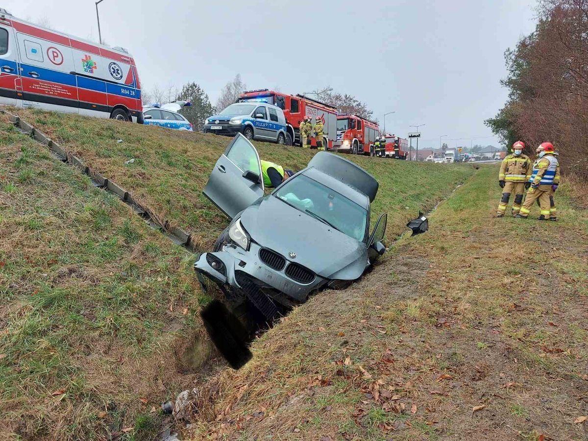 Bmw w rowie.<br/>fot.KMP Tarnobrzeg
