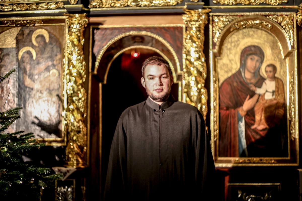 Ks. Paweł Szady akcentuje rodzinny wymiar świąt Bożego Narodzenia w Kościele greckokatolickim.<br/>fot.Bartłomiej Pacek