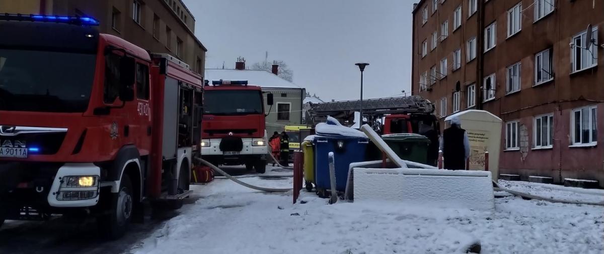 Do groźnych zdarzeń w Jarosławiu i Surmaczówce,  w wyniku których obrażeń doznały dwie osoby, doszło 27 grudnia.<br/>fot.KP PSP Jarosław