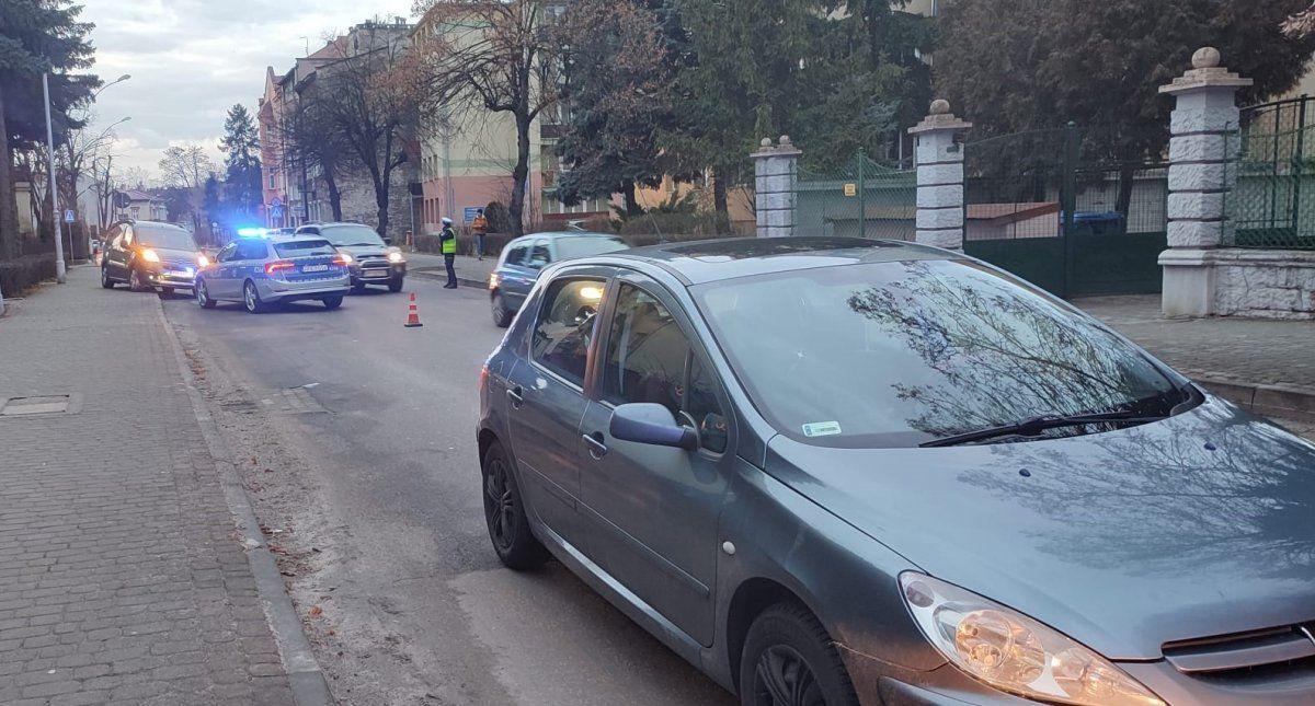 Do wypadku doszło rano na ul. Krasińskiego.<br/>fot.KMP Przemyśl
