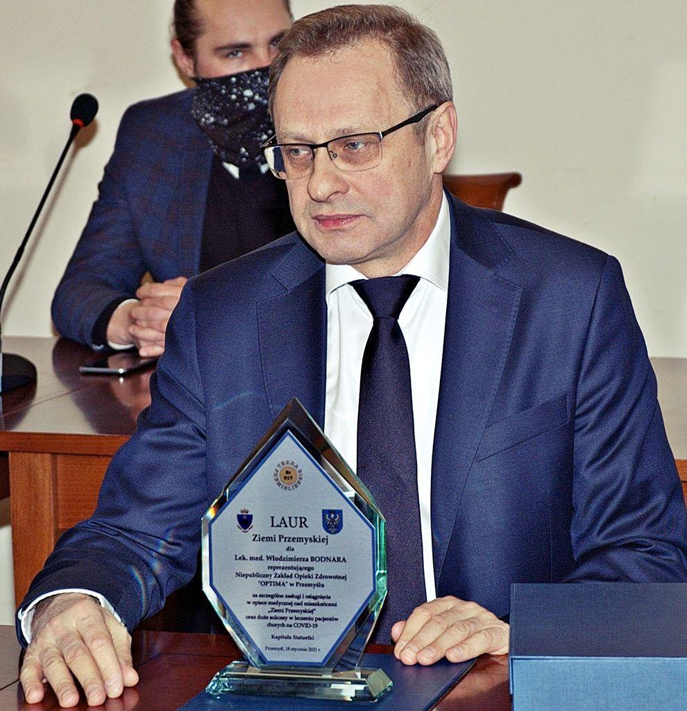 Przemyski pulmonolog Włodzimierz Bodnar, znany w Polsce i na świecie ze stosowania w leczeniu Covid-19 amantadyny, jest założycielem ugrupowania politycznego „Wspólnie dla Zdrowia”.<br/>fot.ze zbiorów własnych