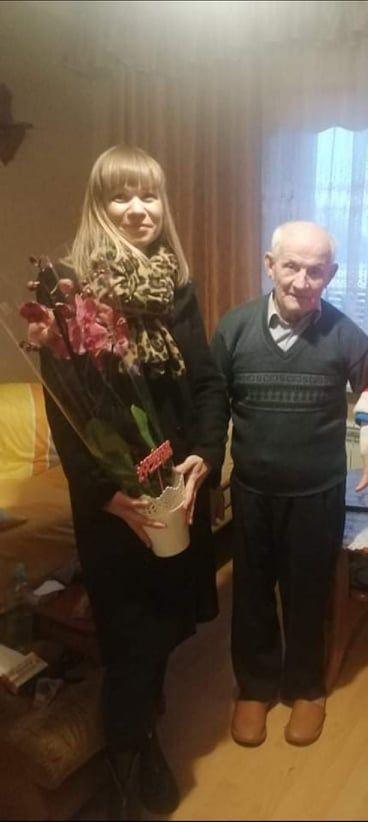 W gminie Tryńcza pamiętają o urodzinach swoich seniorów.<br/>fot.UG Tryńcza