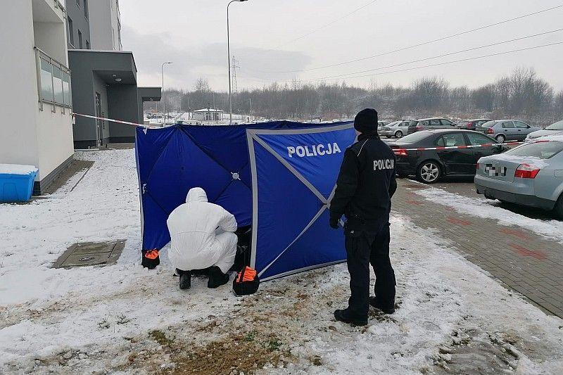 Ofiara miała rany kłute klatki piersiowej. Mimo udzielonej pomocy, jej życia nie udało sie uratować.<br/>fot.KMP Rzeszów