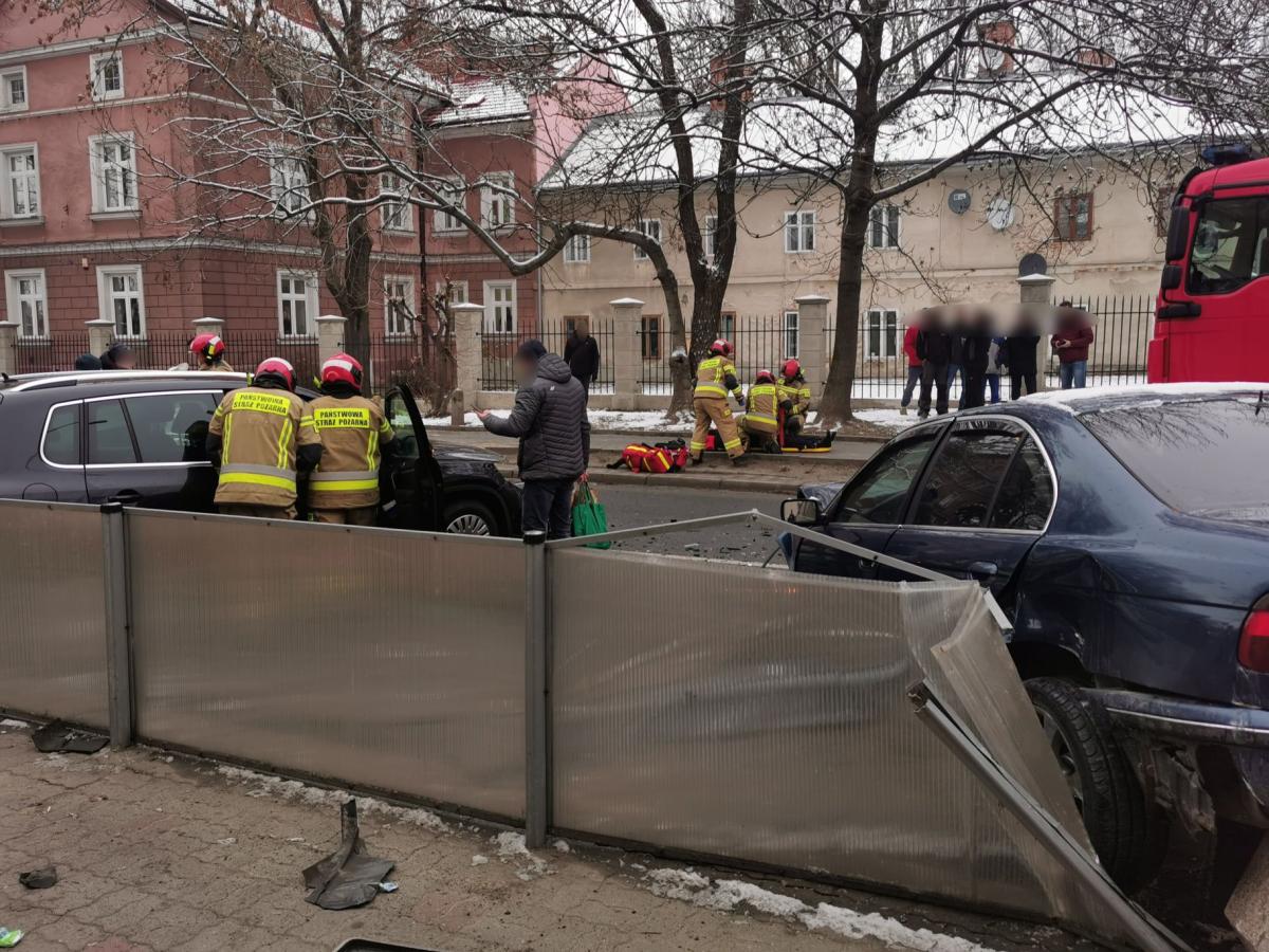 3 osoby zostały ranne.<br/>fot.KP PSP Przeworsk  