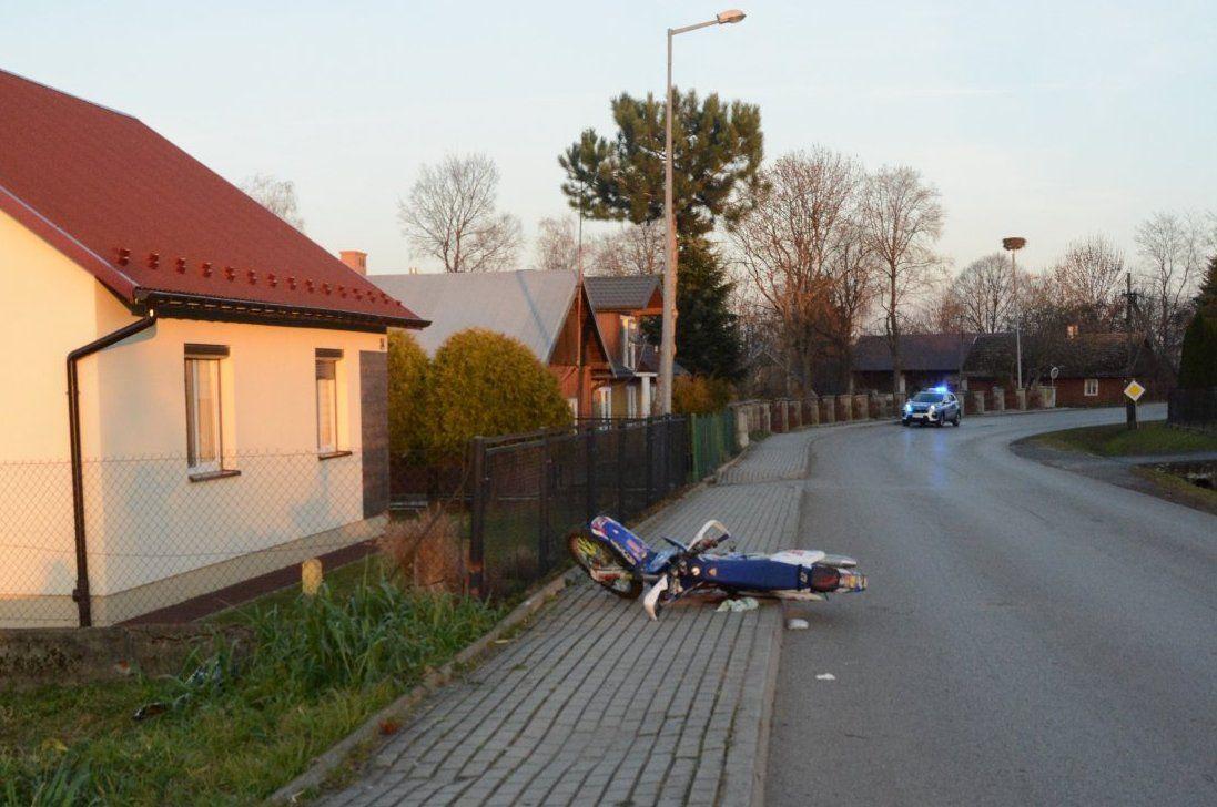 Miejsce wypadku w Rożniatowie<br/>fot.KPP Jarosław