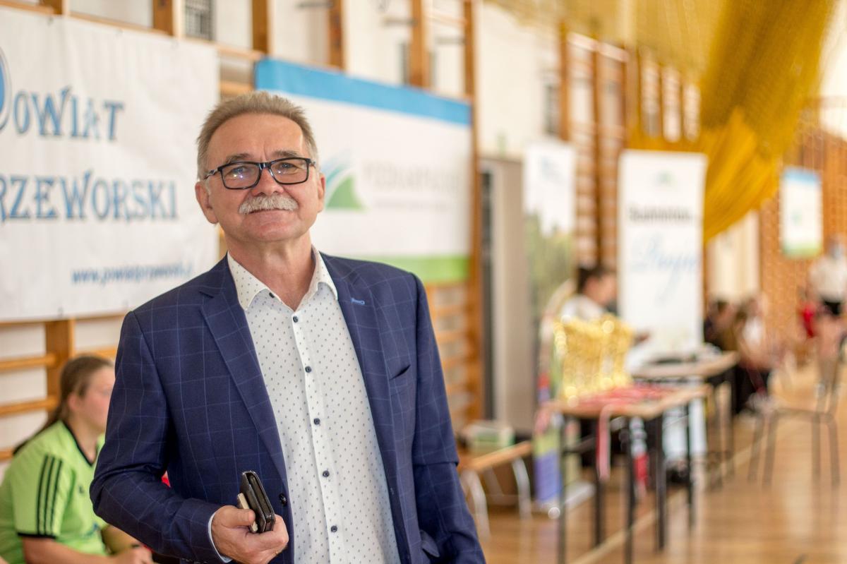 Andrzej Rozpotyński, koordynator projektu „Badminton powiatowy”, chciałby przede wszystkim, żeby badminton stał się dyscypliną powszechną.<br/>fot.Bartłomiej Pacek