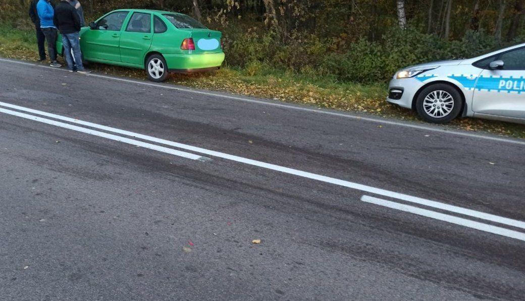 Miejsce kolizji<br/>fot.KMP Przemyśl
