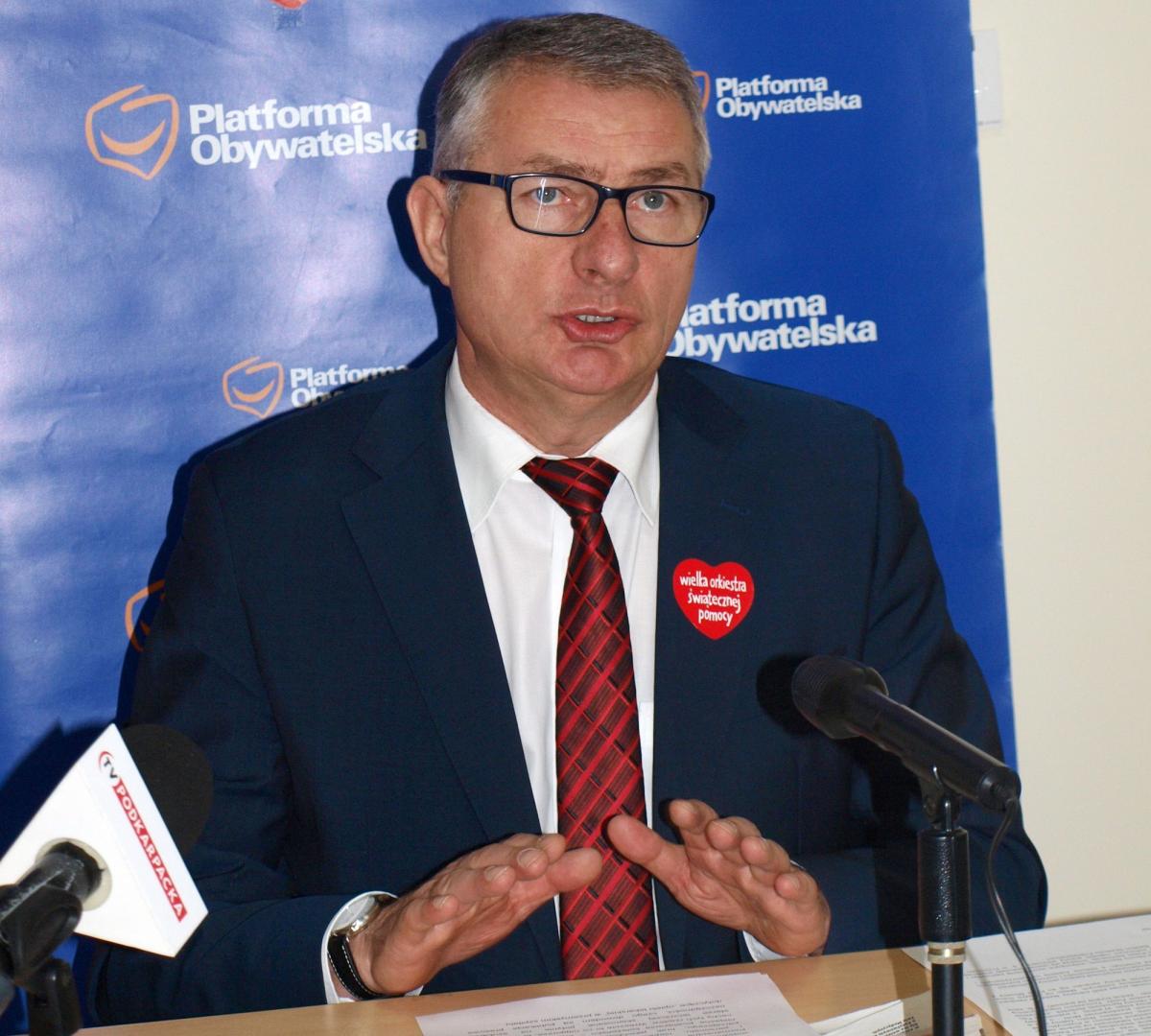 Przemyski poseł PO Marek Rząsa powalczy o fotel przewodniczącego PO na Podkarpaciu.<br/>fot.Mariusz Godos