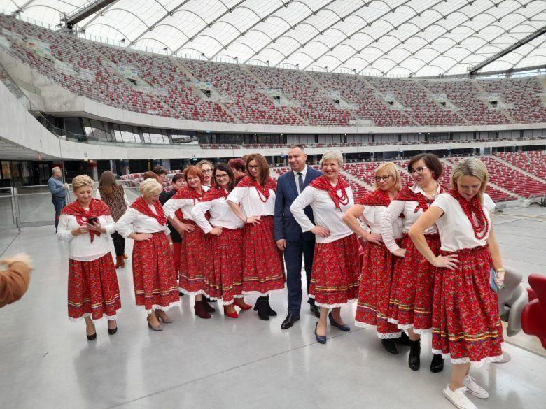 Skołoszowski pasztet musiał uznać wyższość konkurentów, ale sama obecność KGW na Narodowym i reprezentowanie Podkarpacia w wąskim gronie najlepszych było wielkim wyróżnieniem, a i niemałą promocją regionu. <br/>fot.UG Radymno