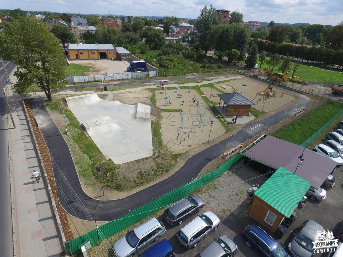 Skatepark przy ul. Bohaterów Getta w Przemyślu.<br/>fot.ze zbiorów własnych