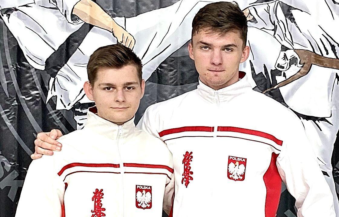 Reprezentanci Polski w karate kyokushin – Michał Igielski (z lewej)
i Michał Lisowski.