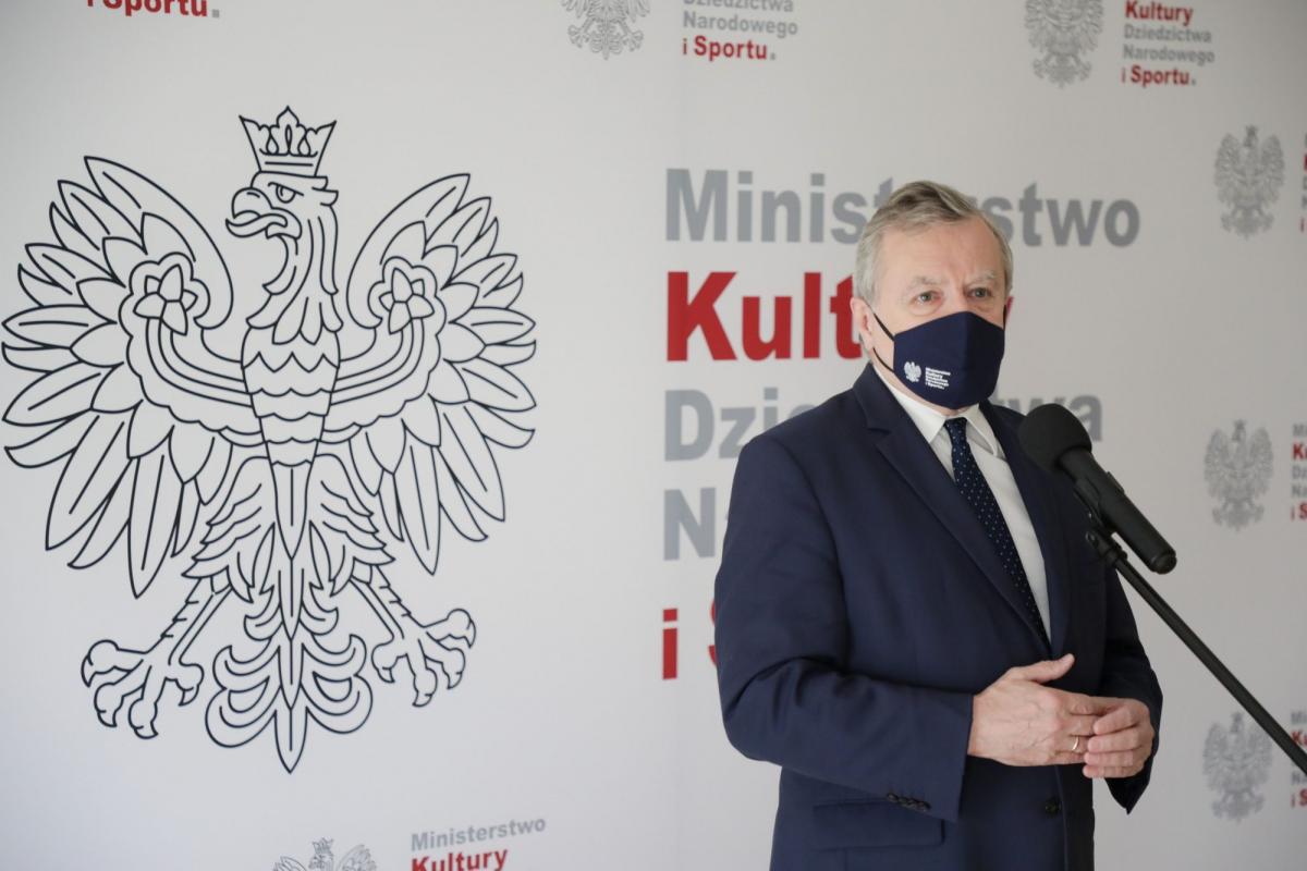 Listę dotacji ogłosił prof. Piotr Gliński<br/>fot.MKDNiS Jan Jecha