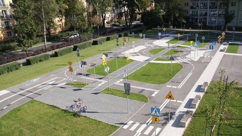 WIZUALIZACJA miasteczka ruchu drogowego