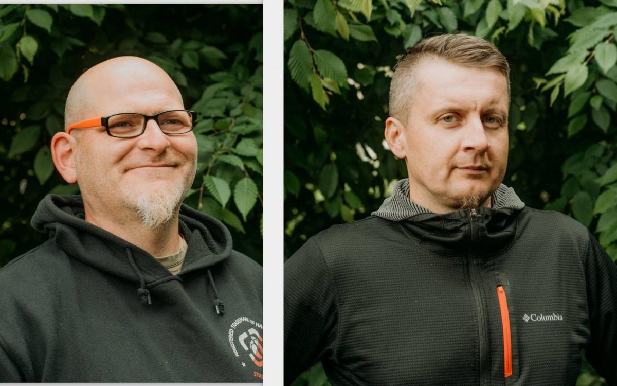 Jacek Wydrzyński i Mirosław Orłowski <br/>fot.Kamil Jacek Zarański