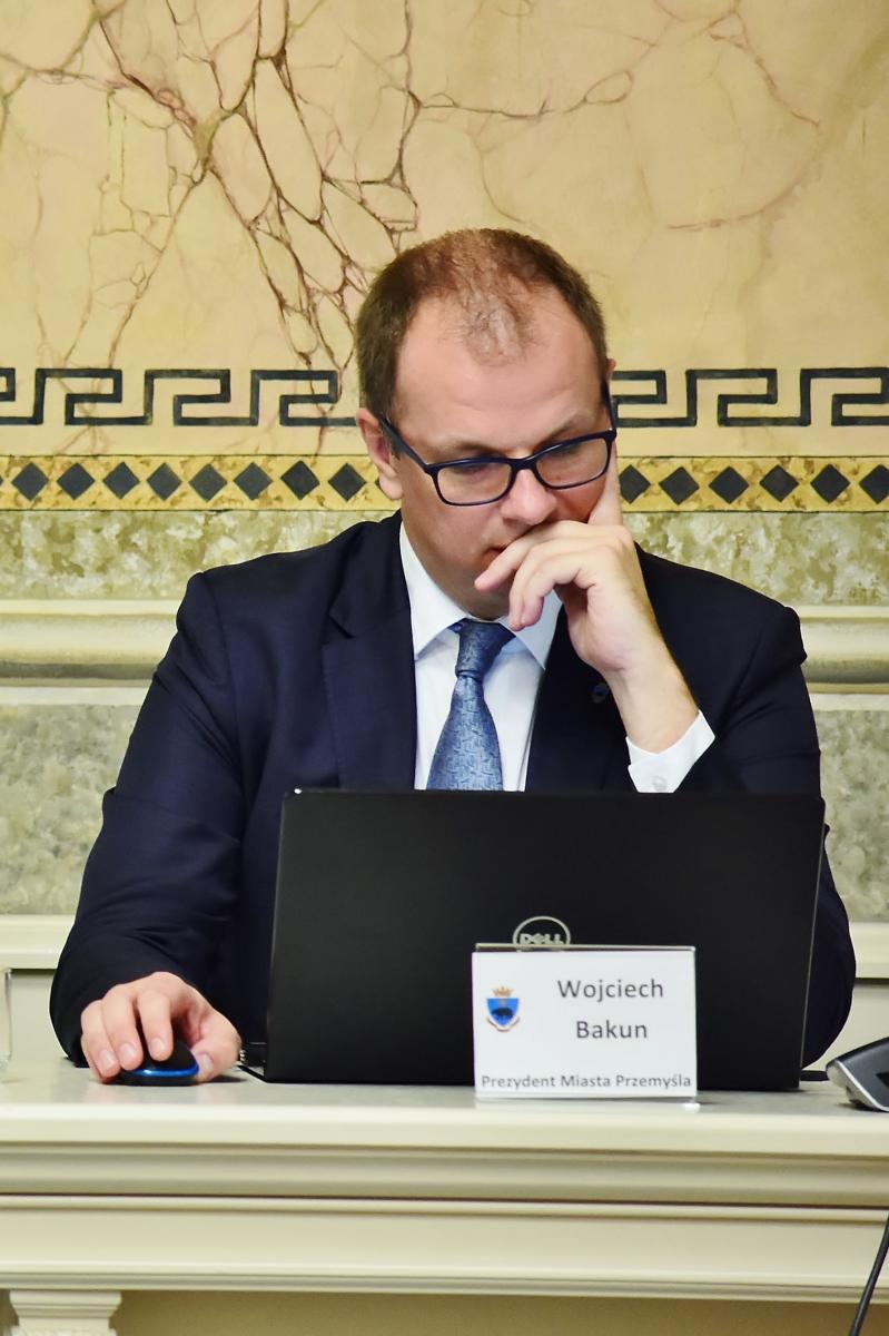 Projekt uchwały uchylającej oświadczenie złożył prezydent miasta Wojciech Bakun.<br/>fot.Paweł Bugira