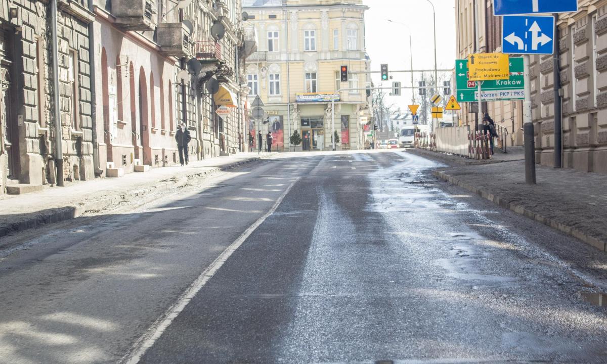 Jednym z projektów zasilonych z RFRD jest remont ul. Kraszewskiego<br/>fot.Bartłomiej Pacek