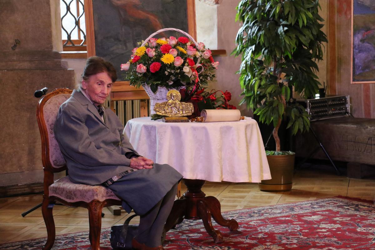 Artystka i nauczycielka Irena Oryl została włączona w poczet honorowych obywateli Jarosławia.<br/>fot.UM Jarosław