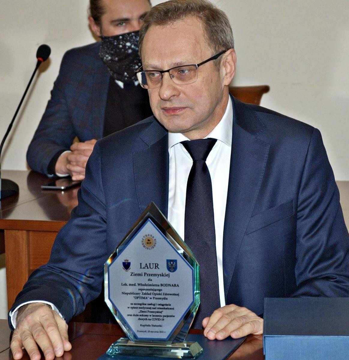 Przemyski pulmonolog, który jako pierwszy w Polsce ogłosił, że amantadyna może być skuteczna w leczeniu COVID-19, lek. Włodzimierz Bodnar zasiądzie w komitecie naukowym prowadzonych badań. <br/>fot.Witold Domański