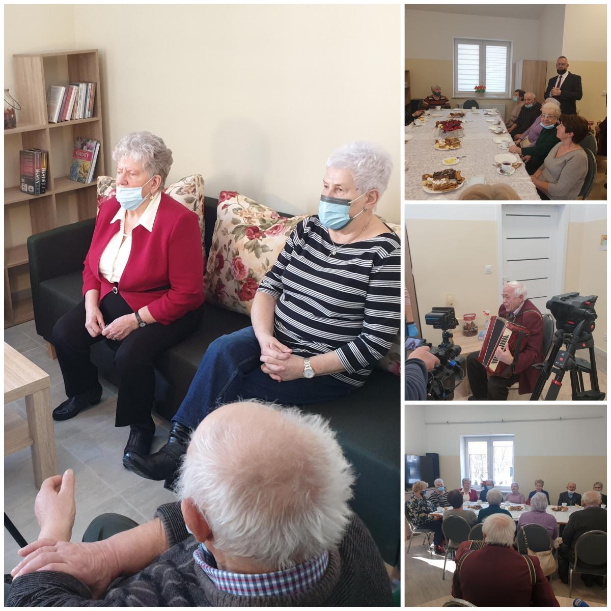 Podopieczni Dziennego Domu Seniora w Czelatycach „Pogodny Senior” zdążyli się już zadomowić.<br/>fot.UG Rokietnica