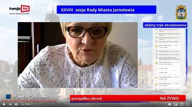 Słabości raportu, ale i działań miasta w zakresie ochrony środowiska wyliczała radna Wanda Czerwiec.<br/>fot.UM Jarosław
