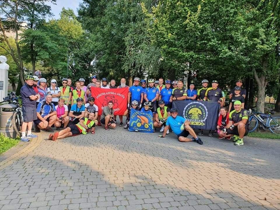 Rowerzyści z Jarosławia i Przemyśla pokonali ponad 100 km.<br/>fot.ze zbiorów własnych