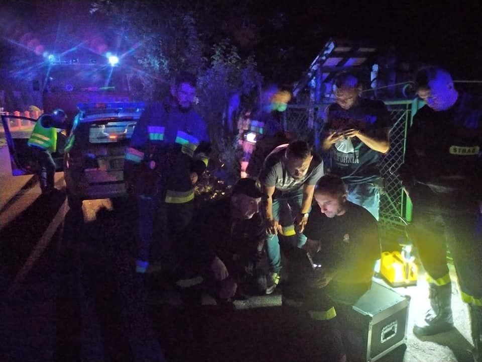 W poszukiwaniach wzięła udział grupa dronowa z Przeworska<br/>fot.KP PSP Przeworsk  