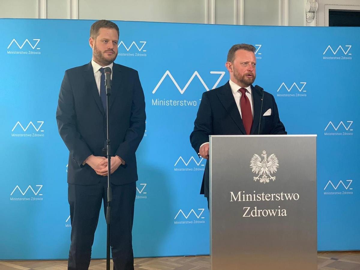 Wiceminister zdrowia Janusz Cieszyński podał zaktualizowaną listę powiatów.<br/>fot.Ministerstwo Zdrowia