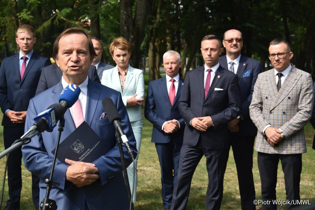– Cieszę się, że razem z województwem lubelskim będziemy realizować ten ważny projekt – powiedział marszałek województwa podkarpackiego Władysław Ortyl.<br/>fot.Piotr Wójcik/LUW