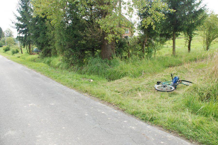 Miejsce zdarzenia.<br/>fot.KPP Brzozów