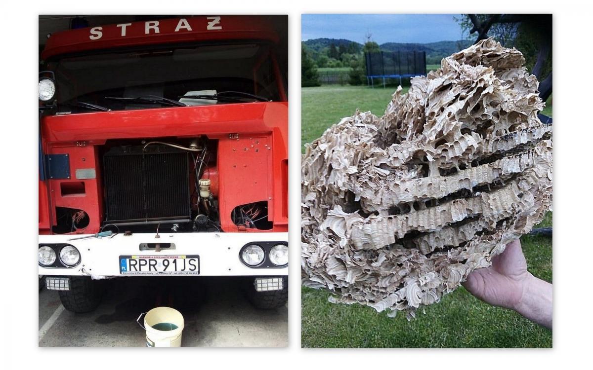 19 maja br., podczas wyjazdu do zdarzenia w Prałkowcach, 35-letni star odmówił posłuszeństwa. To było do przewidzenia.<br/>fot.OSP Krasiczyn