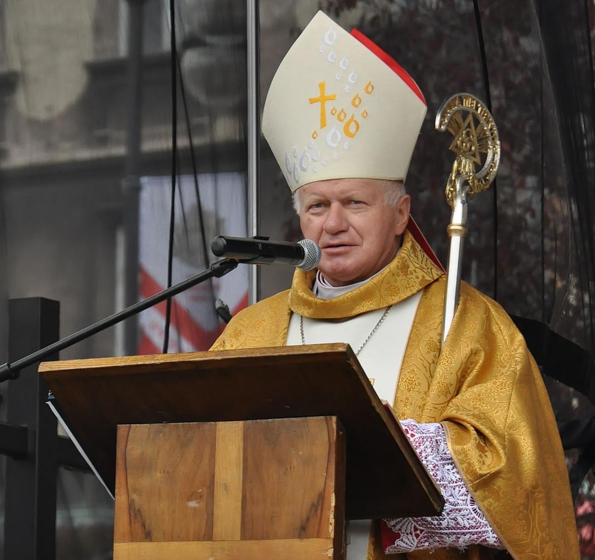 Oprócz ordynariusza przemyskiego abpa Adama Szala (na zdjęciu), list podpisali: bp Jan Wątroba z Rzeszowa i bp Marian Rojek z Zamościa.<br/>fot.Paweł Bugira