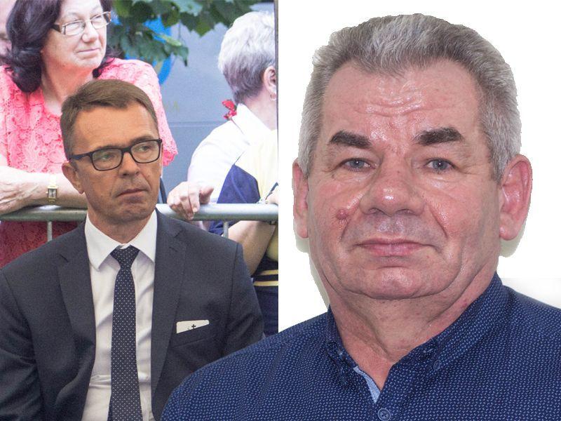 Na linii dyrektor SP ZOZ G. Jedynak – radny Z. Kiszka iskrzy od początku kadencji. Na pierwszej od czasu wybuchu pandemii sesji rady powiatu topór wojenny bynajmniej nie został zakopany. <br/>fot.Bartłomiej Pacek
