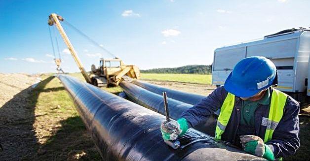 Gazociąg, który swój początek ma w podprzemyskich Hermanowicach, kosztował ok. 350 mln zł.<br/>fot.www.gaz-system.pl